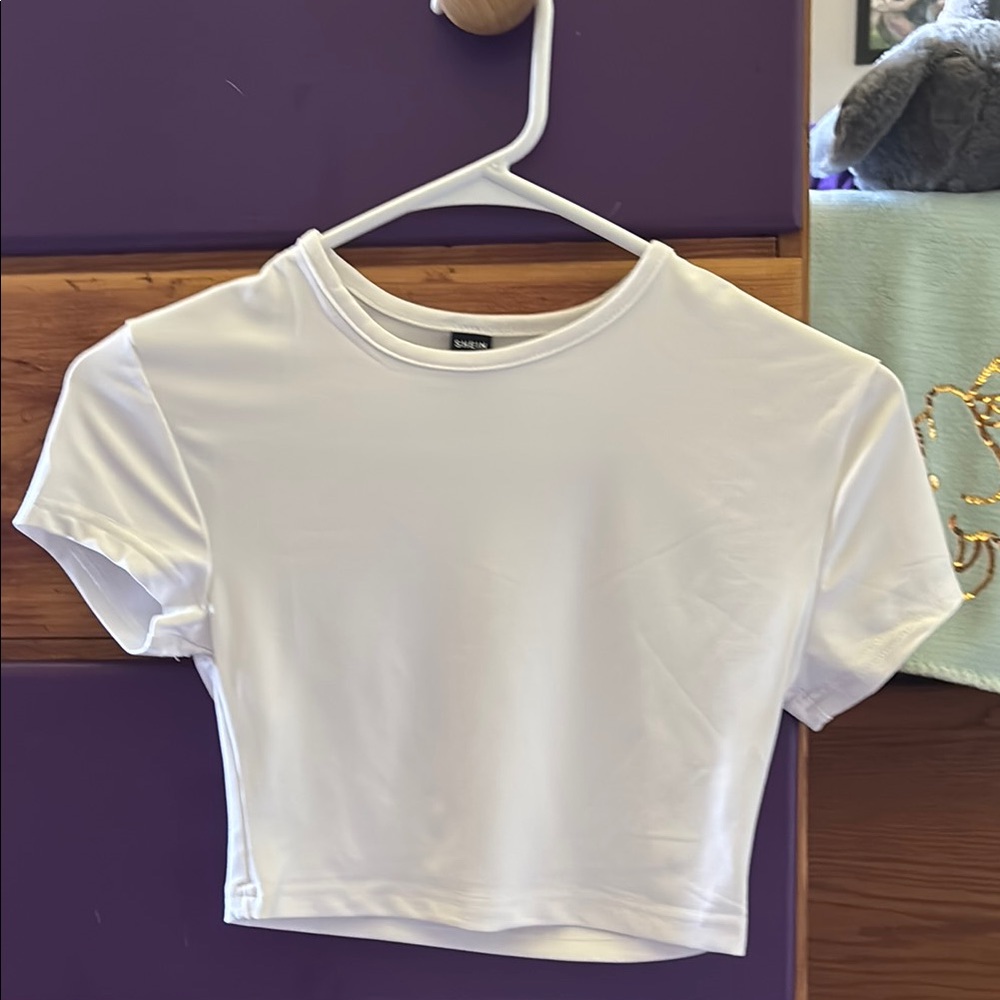 White Crop Top